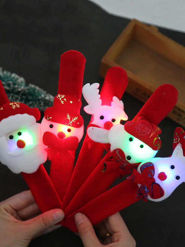 Xmas Glowing Snap Bracelet