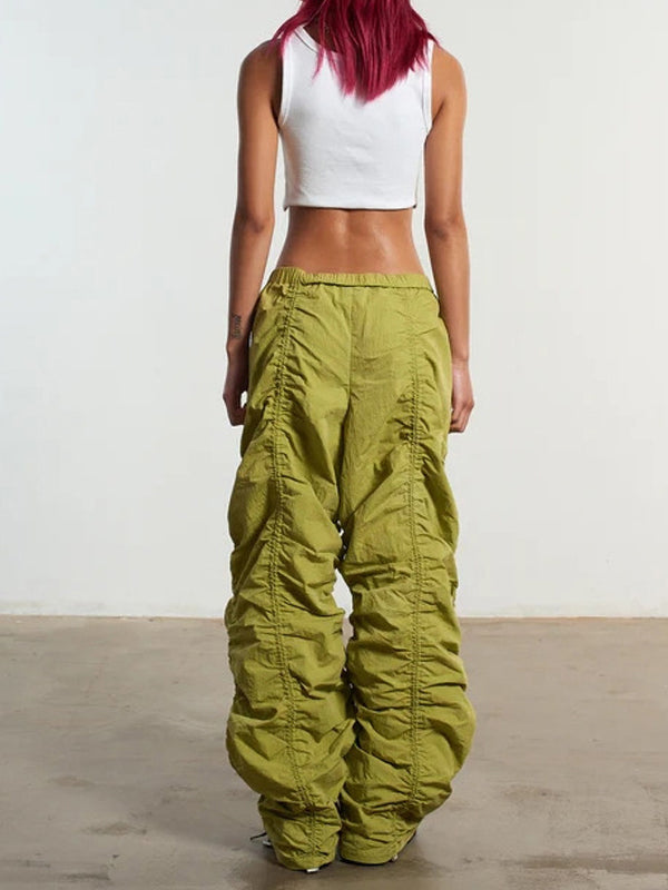 Y2K Drawstring Wide Leg Pants