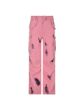 Abstract Printed Flap Pocket Pants -- YKIIY  CLOTHING