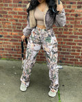 Camouflage Flap Pocket Cargo Pants -- YKIIY  CLOTHING