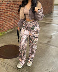 Camouflage Flap Pocket Cargo Pants -- YKIIY  CLOTHING