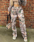 Camouflage Flap Pocket Cargo Pants -- YKIIY  CLOTHING