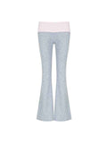 Casual Color Block Flared Pants -- YKIIY  CLOTHING