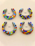 Colorful Beaded Knuckle Ring Set -- YKIIY  CLOTHING