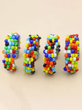 Colorful Beaded Knuckle Ring Set -- YKIIY  CLOTHING