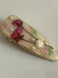 Enamel Oil Drying Flower Clip -- YKIIY  CLOTHING