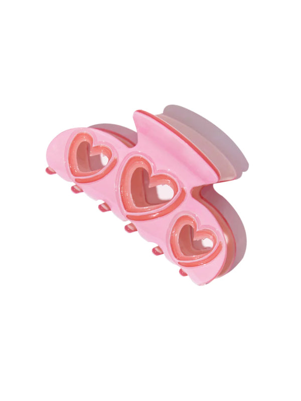 Heart Wave Hair Claw -- YKIIY  CLOTHING