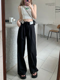 Leisure Day Straight Leg Pants -- YKIIY  CLOTHING