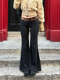 Leopard Printed Flared Flared Pants -- YKIIY  CLOTHING