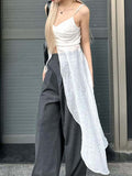 Longline Asymmetric Hem Solid Camis -- YKIIY  CLOTHING