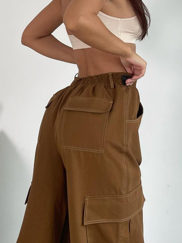 Multi-Pocket Cargo Pants -- YKIIY  CLOTHING