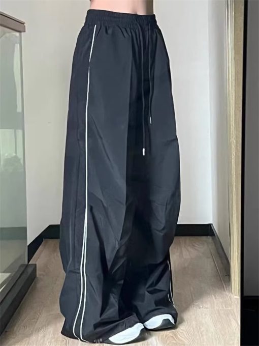 Parachute Wide Leg Track Pants -- YKIIY  CLOTHING