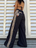 Patchwork Zipper Button Cargo Pants -- YKIIY  CLOTHING