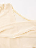 See Through Plain Cross Blouse -- YKIIY  CLOTHING