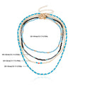 Simple Sweet Beaded Layered Necklace -- YKIIY  CLOTHING