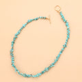 Simple Turquoise Shaped Pearl Necklace -- YKIIY  CLOTHING