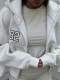 Solid Numbers Kangaroo Pocket Hoodies -- YKIIY  CLOTHING