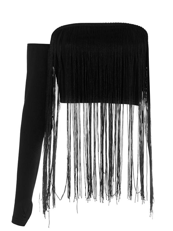 Tassel Tube Top with Party Style -- YKIIY  CLOTHING