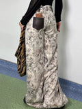 Tie Dye Zipper Wide Leg Pants -- YKIIY  CLOTHING