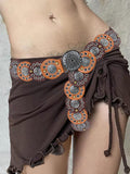 VIntage Hollowed Out Metal Eyelet Belt -- YKIIY  CLOTHING