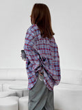 Vintage Checkered Long Sleeve Shirt -- YKIIY  CLOTHING