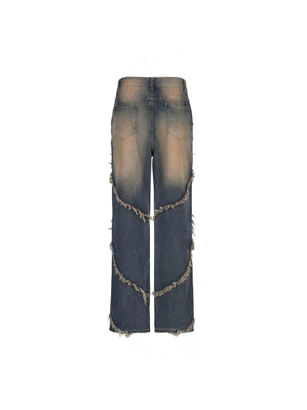 Vintage Zipper Rough Selvedge Jeans -- YKIIY  CLOTHING