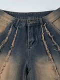 Vintage Zipper Rough Selvedge Jeans -- YKIIY  CLOTHING