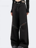 Y2K Cut Out Waist Pants -- YKIIY  CLOTHING