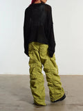 Y2K Drawstring Wide Leg Pants -- YKIIY  CLOTHING