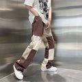 Y2K Patchwork Pants -- YKIIY  CLOTHING