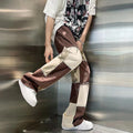 Y2K Patchwork Pants -- YKIIY  CLOTHING