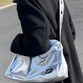 Y2K Star Faux Leather Bag -- YKIIY  CLOTHING