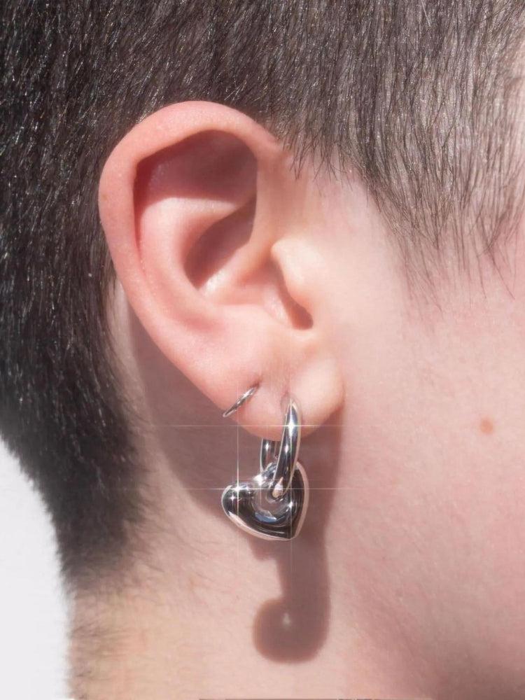 Y2K Star Heart Hoop Earrings -- YKIIY  CLOTHING