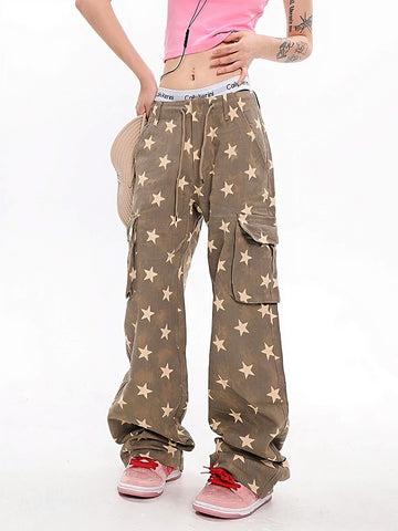 Y2K Star Low Rise Jeans -- YKIIY  CLOTHING