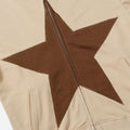 Y2K Star Patch Zip-Up Hoodie -- YKIIY  CLOTHING